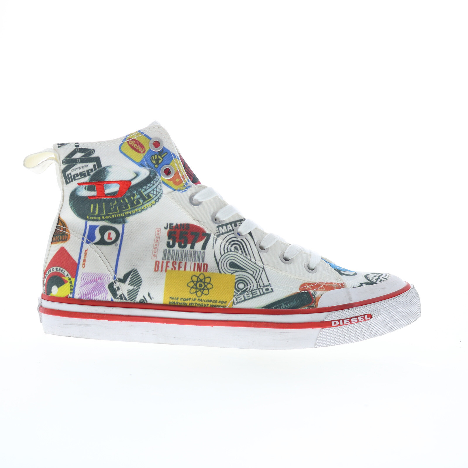 Diesel S-Athos Mid Y02879-PR238-H3606 Мужские белые кроссовки Lifestyle 8.5