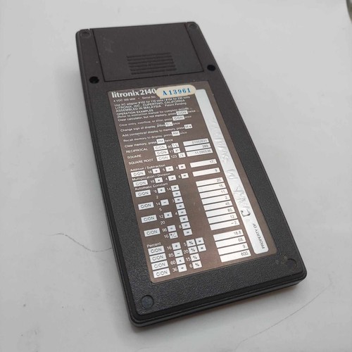 Litronix 2140 elektronischer Handrechner Vintage 3AA Batterie GETESTET/FUNKTIONIERT - Bild 9 von 10