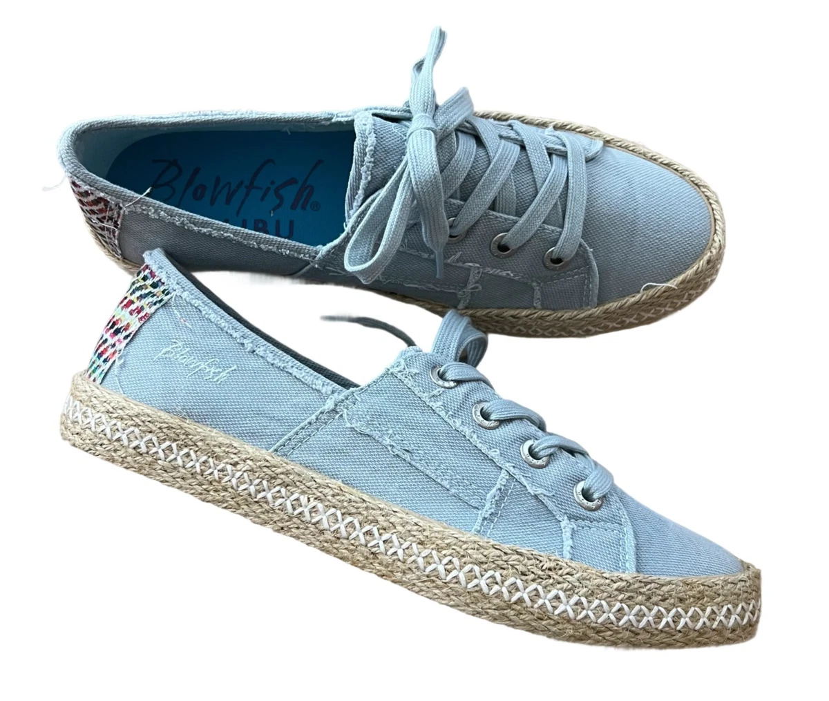 Blowfish Malibu Beachside Sneaker Slip-on Donna Tessuto Blu Navy, Taglia 38