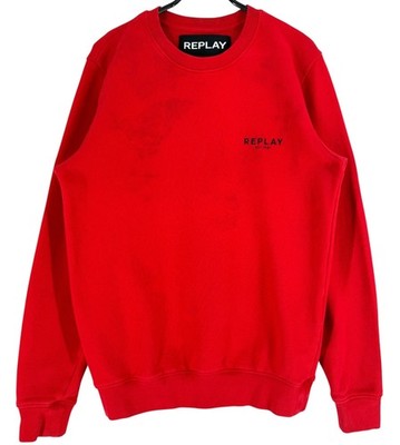 Replay Men's Crew Neck Pullover Jumper Sweater Size S