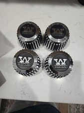 4 New Western Cyclone Turbine Wheel Center Caps 99-2255 Nos