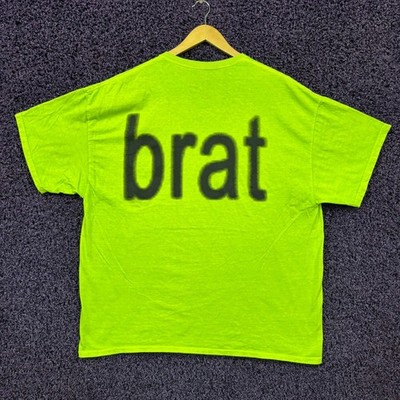 CharliXCX Brat Logo Album Cover T-shirt size extra large