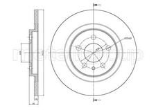 2x METELLI Bremsscheibe 23-0554C für CITROËN  passend für FIAT LANCIA PEUGEOT