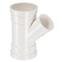 "2\" Bis 1-1/4\" Wye Fitting Y-Form Splitterkanal Anschluss FüR Abflussrohr Weiß"
