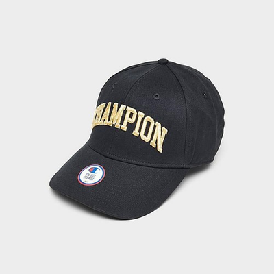 #ad #ad NEW Champion Classic Twill Adjustable Hat Black Gold Logo Dad Cap $14.00