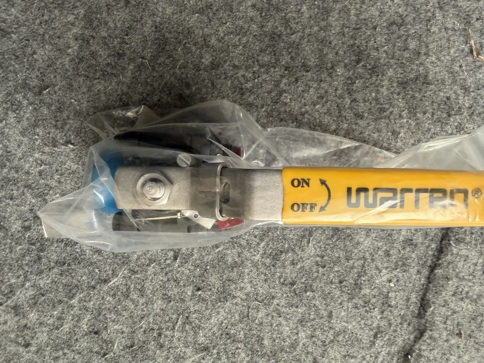 (5) Промышленный шаровой клапан Warren 1/2 дюйма черный 356FRG WCB углеродистая сталь 2000 WOG - Изображение 3 из 4