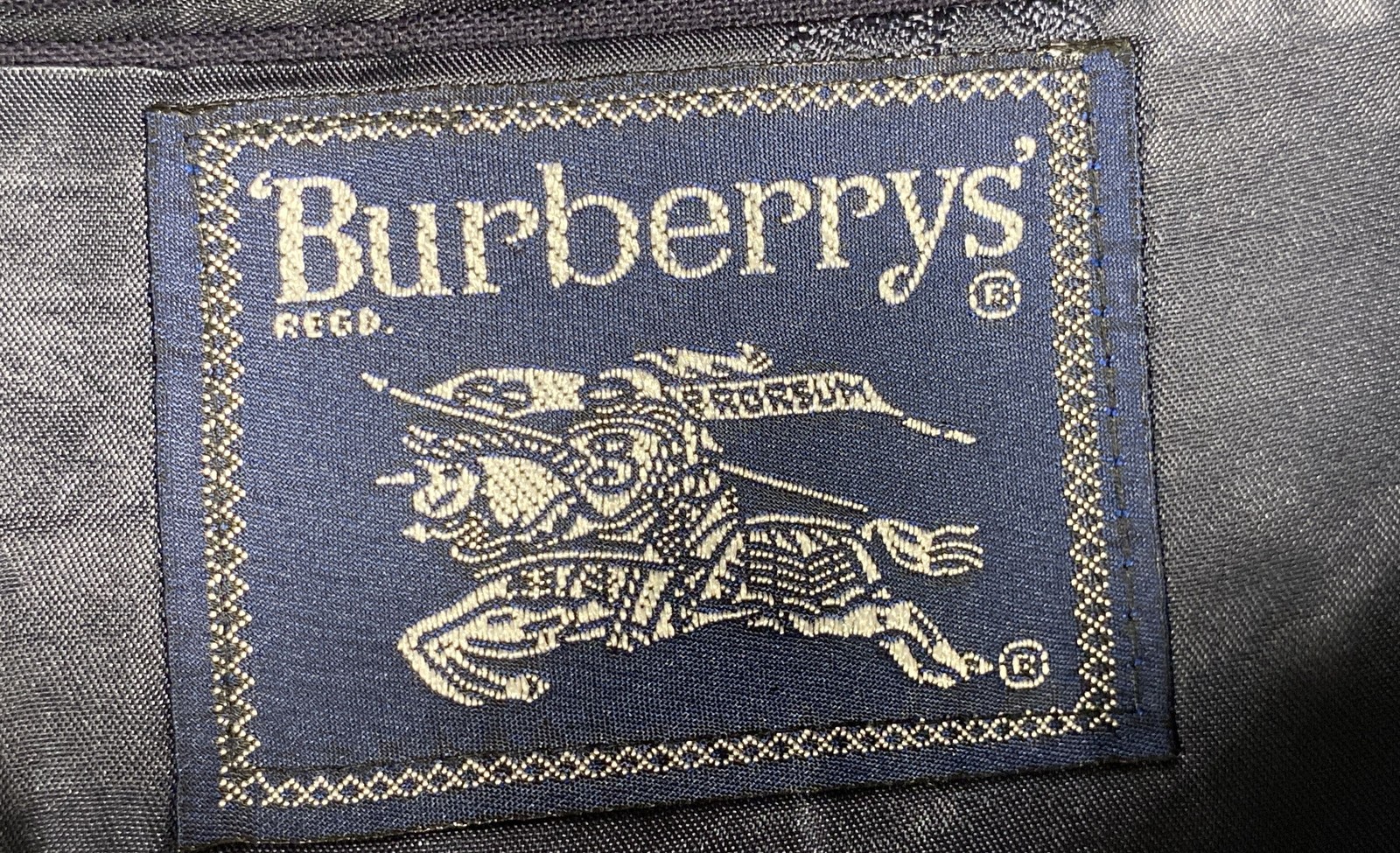Burberrys' Men Blue Solid Wool Blend Two Button B… - image 3