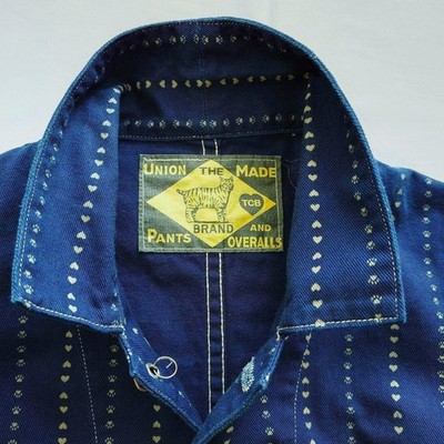 TCB Jeans CATHARTT Chore Coat Paw Stripe 42 Kojima Heritage Japan