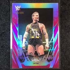 2026 Topps Chrome WWE CM PUNK Base Magenta /399 #49