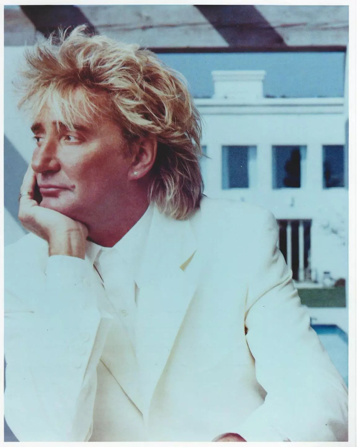 Rod Stewart Thinking 4x6 Celebrity Photo Print Wall Art
