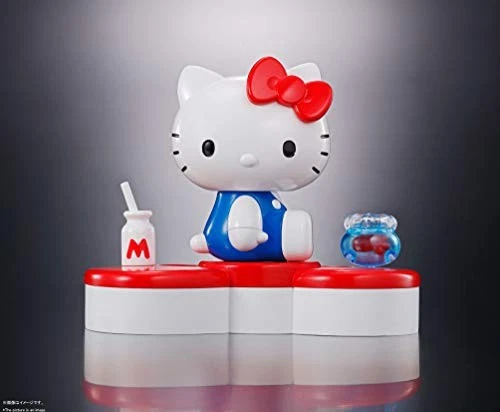 Action figure Chogokin Hello Kitty 45° ANNIVERSARIO pressofusa e dipinta in ABS - Immagine 2 di 4