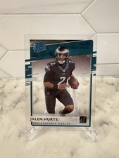 2020 Panini Chronicles - Clearly Donruss Rated Rookie Jalen Hurts #RR-JAH (RC)
