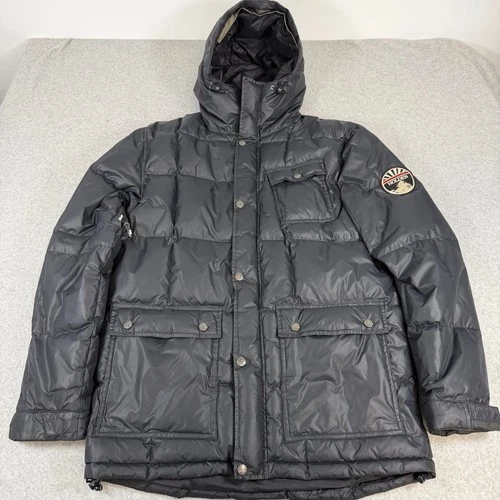 Holden Outerwear Puffer Jacket Mens Large Gorpcore Black Outdoors Hooded - product listing photo
