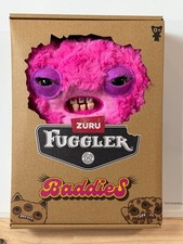 Zuru Fuggler Baddies Lord Long Ears Pink Funny Ugly Monster Plush Toy Brand NEW