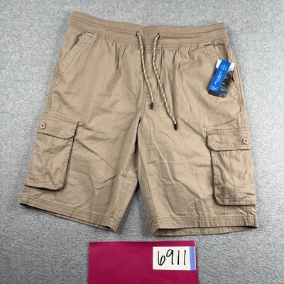 beverly Hills Polo Club Utility Cargo Shorts Mens Medium Draw String New NWT