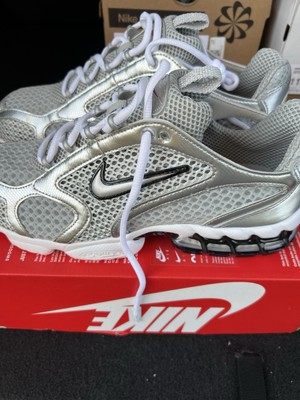 Size 10 - Nike Zoom Spiridon Caged 2 Metallic Silver