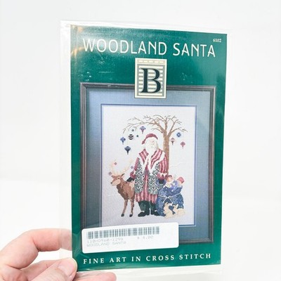 Woodland Santa   Cross Stitch Pattern Flyer by Studio B