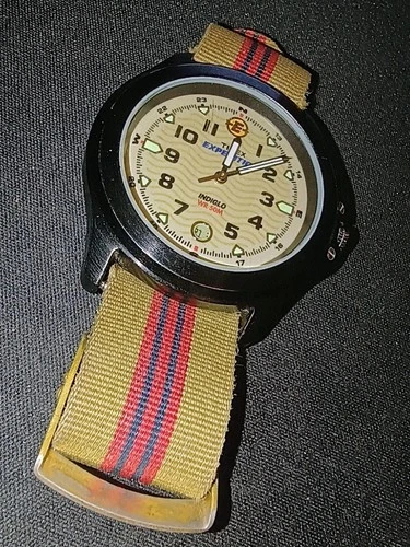 Vintage Timex Expedition Watch Indiglo WR50 - With Date