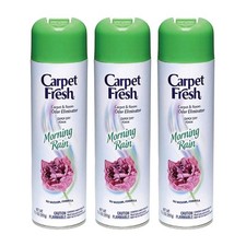 No Vacuum Freshener And Deodorizer Spray Morning Rain 3 Pack