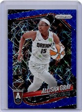 2025 Panini Prizm WNBA #16 Allisha Gray Blue Velocity Prizms