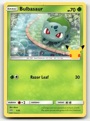 Bulbasaur McDonald's Collection 2021 1/25