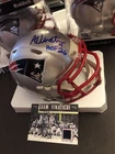 JSA Autographed Adam Vinatieri HOF 26 Signed Patriots Mini Helmet + Bonus 433