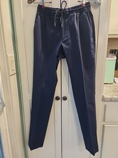 Express Extra Slim Modern Tech Suit Pants Mens 25x27.5 Navy Blue