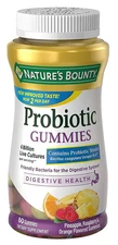 Nature's Bounty, Probiotic, 60 Gummies Pineapple, Raspberry, Orange Exp 12/25