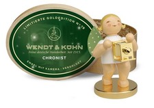 Wendt&K&uuml;hn Engel 650/302/LE GOLDEDITION No. 19 Chronist mit Kamera NEU Limitiert