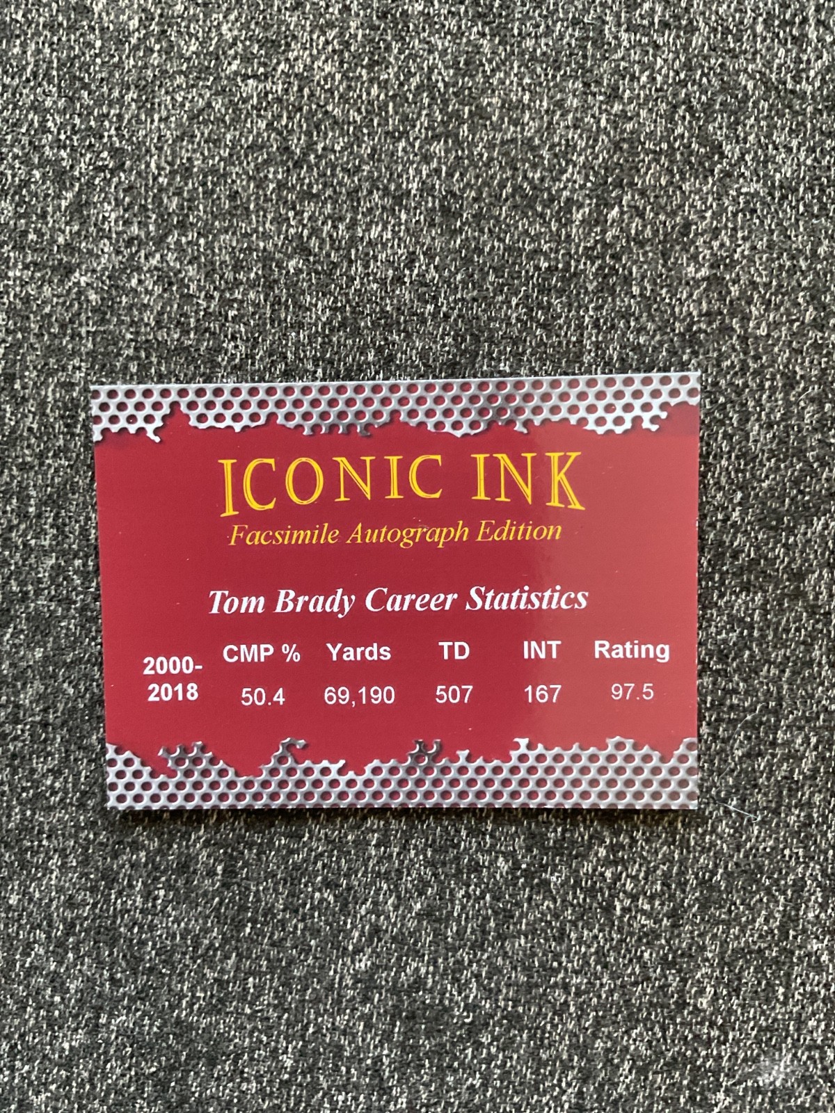 tom Brady iconic ink auto 🔥!!! view 2