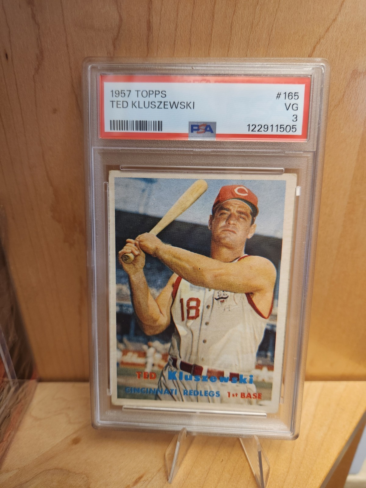 1957 Topps - Ted Kluszewski #165 PSA 3 Reds