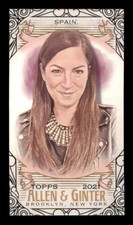 2021 Topps Allen and Ginter Mini Black Border #206 Sarah Spain