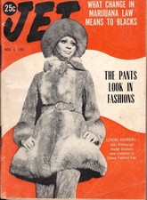 John H Johnson / Jet Magazine September November 6 1969 Lenore Andrews Cover