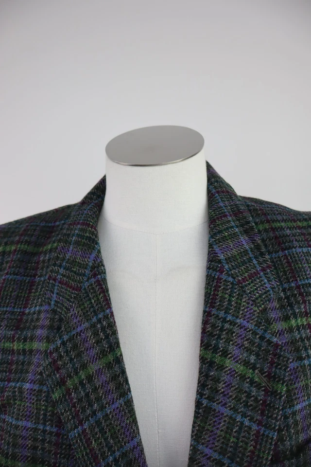 HUGO BOSS Chaqueta Americana Lana Hombre Talla 50 Casual Vintage Azul - Imagen 2 de 4