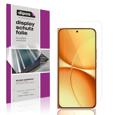 4x Schutzfolie klar für Xiaomi Redmi Turbo 5 Max Displayschutzfolie Folie