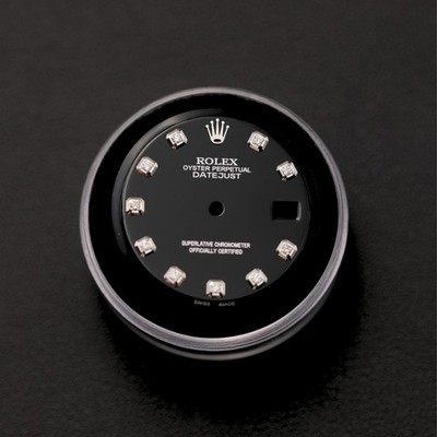 Rolex 31mm Custom Black Diamond Dial Datejust/Presidential Watch Non Quickset