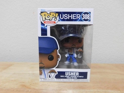 New Funko Pop Rocks Usher #308 Usher vinyl figure