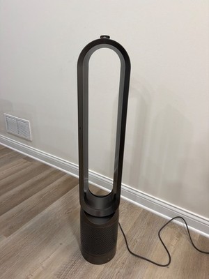 Dyson AM07 Tower Fan, Black/Nickel-REFURBISHED