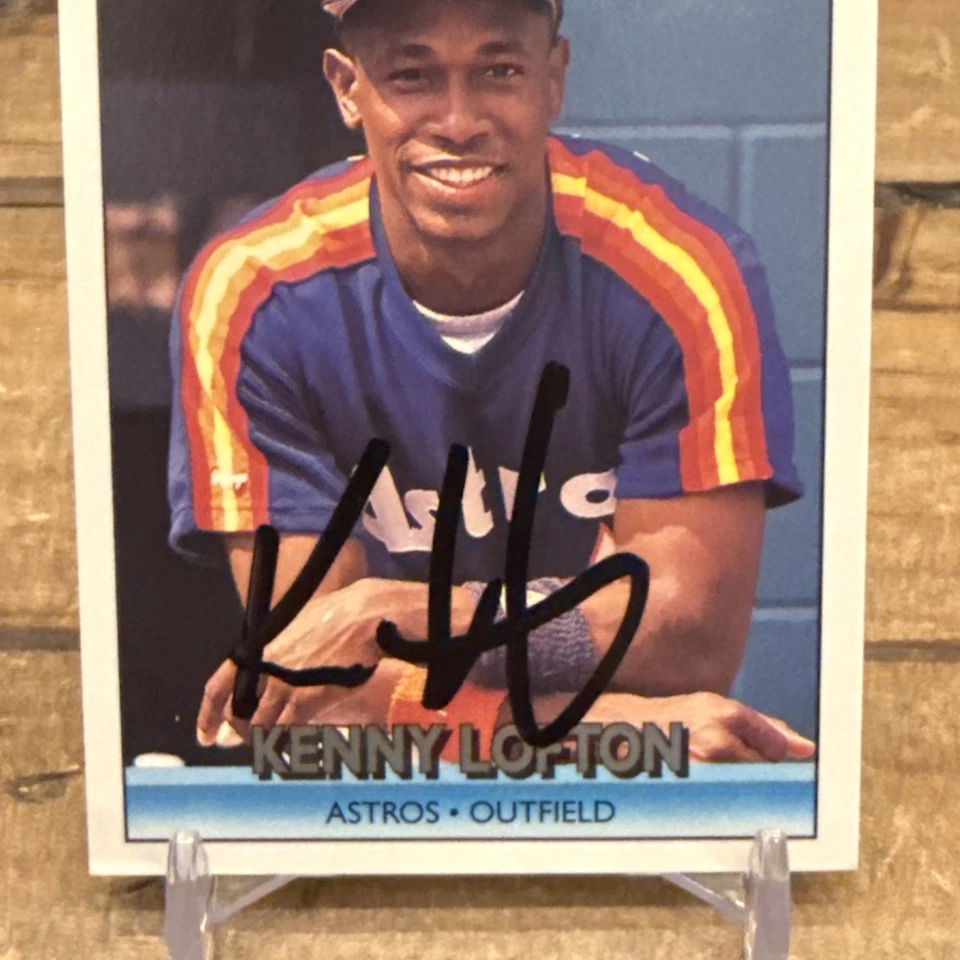 Donruss Kenny Lofton #5 1992 novato en tarjeta automática - como nuevo Foto 2 de 4