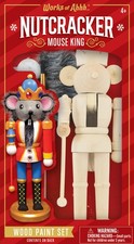 MasterPieces - Holiday Craft Kit - Nutcracker Mouse King Wood Paint Kit