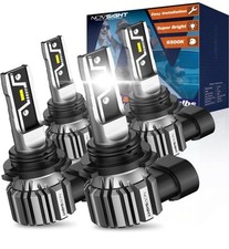 9005 9006 Fog Light Bulbs, 300 Brighter 6500K Cool White, Fanless Light, 1:1 De