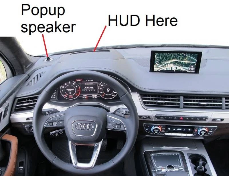 Cubierta de tablero personalizada para Audi Q7 2017 - 2019 - Elige color tablero 03-34 Foto 4 de 4