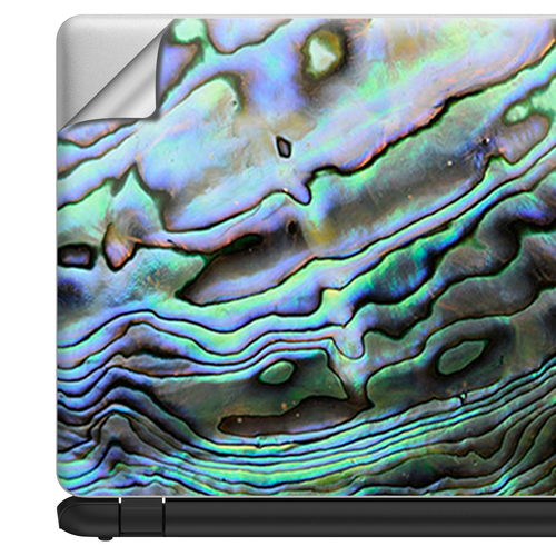 Skin Vinyle Universel Pour PC Portable 13" - Motif Coquillage Abalone Or - Itsaskin - Neuf