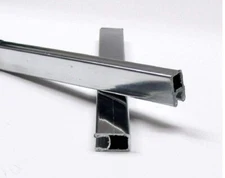 U Zinc - 1/2" - 6ft Zinc Came (Cut Into 3-24" Pieces) by BiNARi Glass Studio