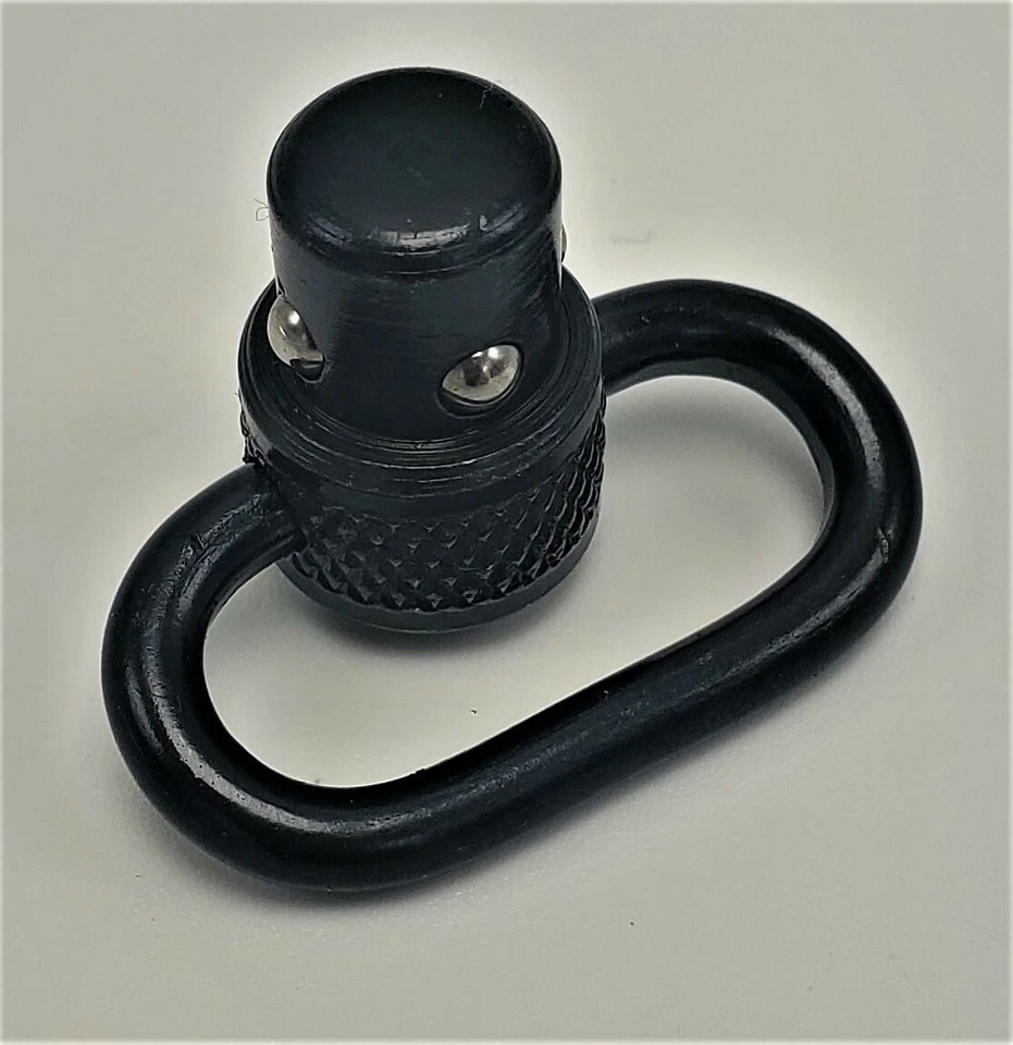 Eslinga giratoria QD de desmontaje rápido/botón pulsador de alta resistencia, paquete de 2 bucles de 1" Foto 4 de 4