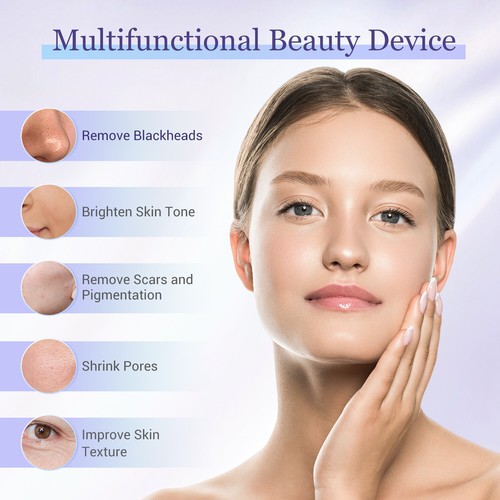 Pro Diamond Microdermabrasion Dermabrasion Facial Peel Vacuum Skin Care Machine - Picture 7 of 8