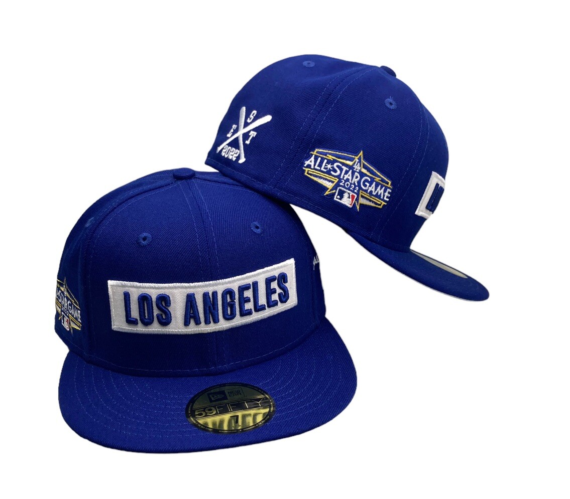 Los Angeles Dodgers All Star Game New Era 59Fifty fitted Hat Cap Royal blue