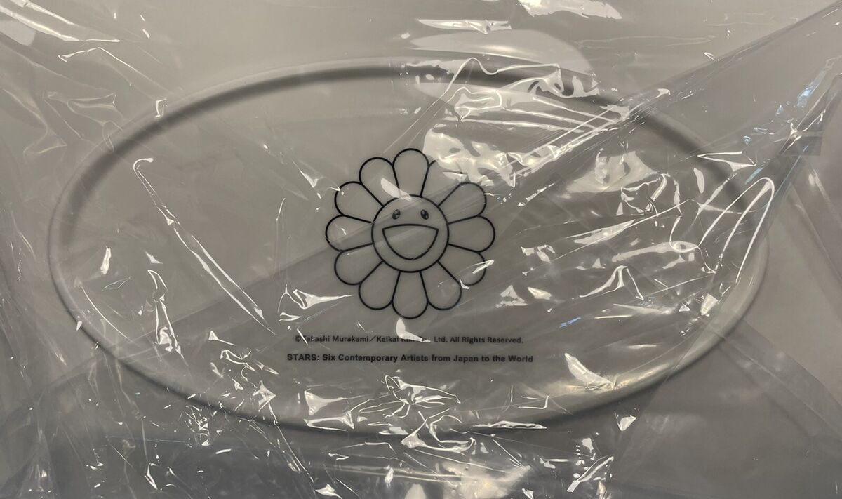 Takashi Murakami star Exhibition Pop-up Flower Plate Takashi Murakami star Exhibition Pop-up Flower Plate