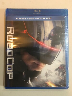 ROBOCOP, 2014 2-DISC BLU RAY + DVD + DIGITAL HD, SCI-FI, NEW