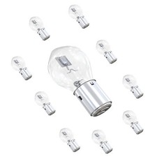 10 x Bilux S2 12V 35/35W BA20d  Moped Motorrad Birne Lampe Gl&uuml;hlampe Gl&uuml;hbirne